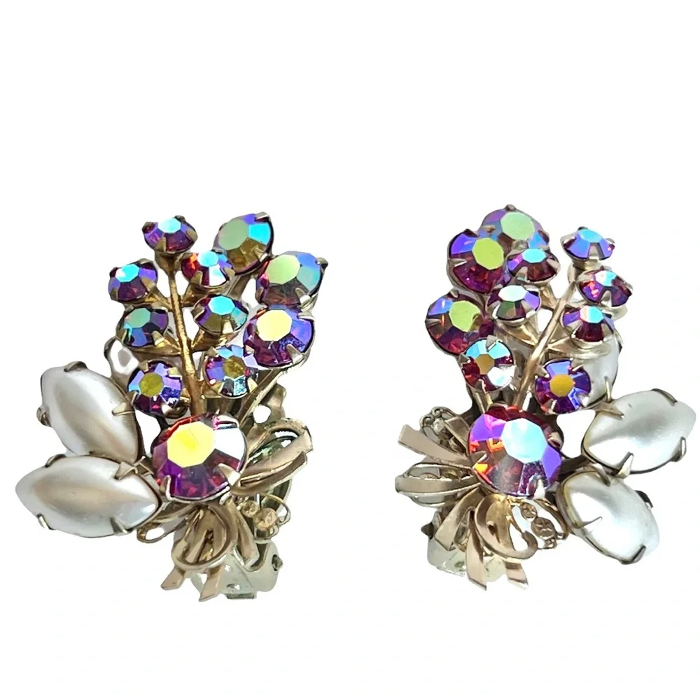 Vintage retro rhinestone